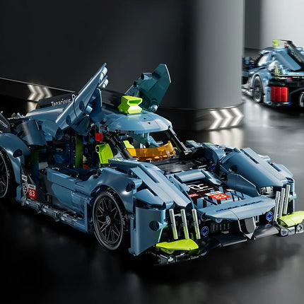 Building block toy sports car RC technology racing car 1:14DIY sports car building block assembly block car toy birthday gift