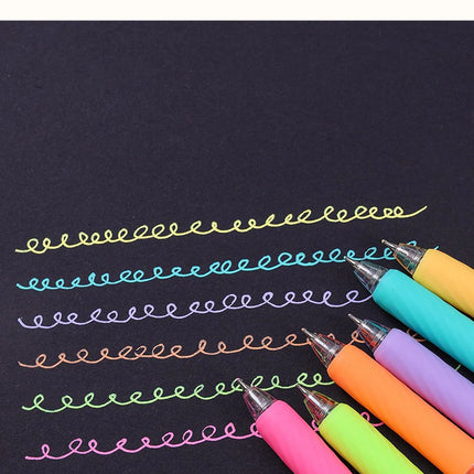 Languo Acrylic Painting Gel Pen Set 36/90 Colors Retractable 0.7mm Handbook Pen Multi-Color Student Writing Drawing Marker Pens