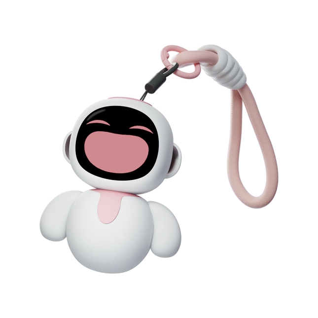 ENERGIZE LAB Eiliko Aquamarine Your Tiny AI Charm Robot That Matches Every Daily Outfit,Fun Electronic Pendant Toys,for Couples
