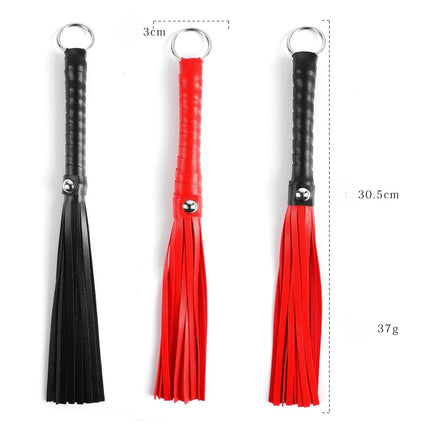 BDSM PU Leather Flogger Whip Spanking Paddle Adult Sex Toy for Women Men Slave Role Play Bondage Restraint Fetish Gear Kit