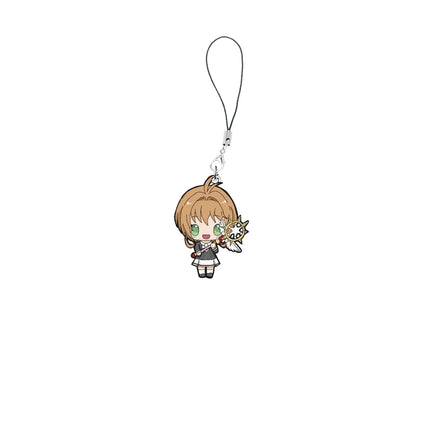 Anime Sakura Card Captor Mobile Phone Chain Keychain Gift  Sakura Card Captor Cell Phone Charms Small Pendant Keyring Fans Gifts