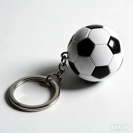 Mini Soccer Ball Keychain 3d Football Keyring for Men Women Sports Fans Bag Charm Car Key Accessory Gift 2026 New Arrival