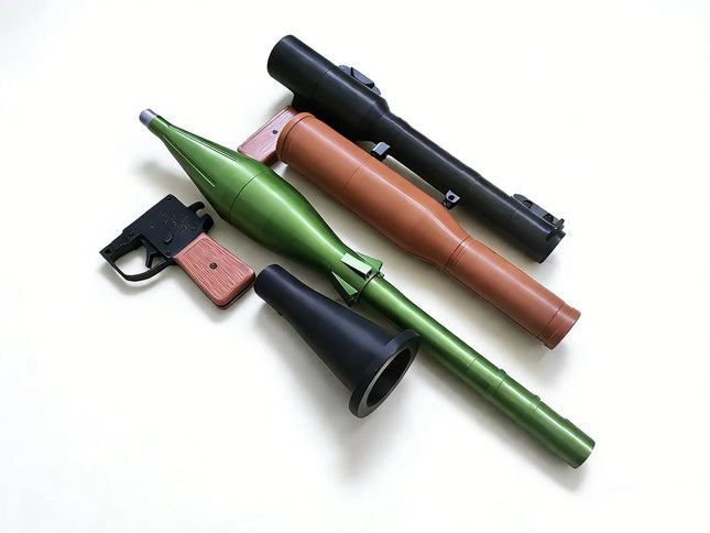 1/1 3D Printed Soviet RPG & Chinese Type 69 Rocket Launcher Replica - Detailed Scale Model for Collector Display,Office Decor