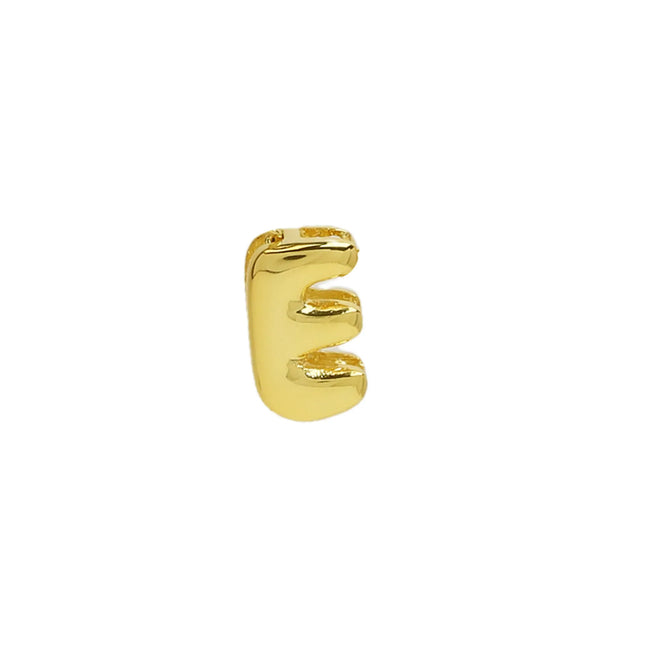 Custom Bracelet 18k Brass Metal Smooth Surface DIY Name Combination 26 English Letter Jewelry Accessories Wrist Decoration Gifts