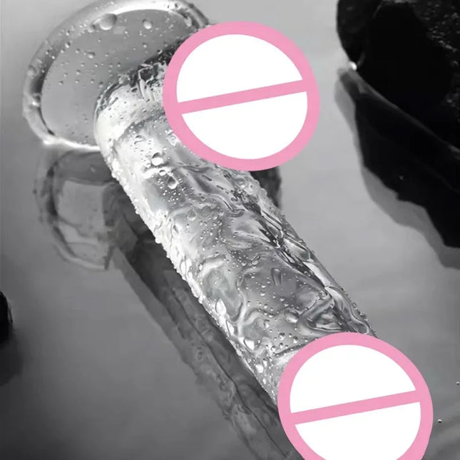 4colors with Egg Shaped Dildo with Strong Suction Cups Soft and Flexible Textured and Curved Design Suitable for G-spot and Play