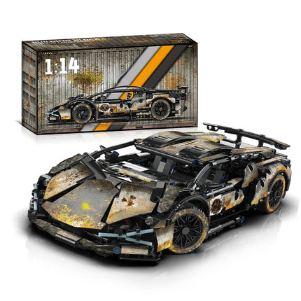 Building Blocks Roadster Technology 1:14 Racing Roadster building blocks Assembly brick vehicle toy gift for boys