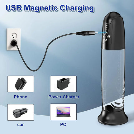 Electric Vacuum Penis Pump with Pocket Pussy Penis Enlargement Extend Dick Pump Male Masturbator Penis Trainer Sex Toys for Men