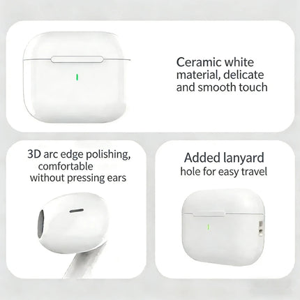 UEESFIT TWS Pro 6 Wireless Bluetooth Earphones Headphones Noise Reduction Air Earbud Low Latency HiFi Sound for IPhone Android