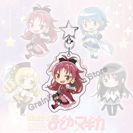 Puella Magi Madoka Magica 2026 Edition Acrylic Standee & Keychain | Madoka Homura Mami Sayaka Kyoko Collection Official Merch