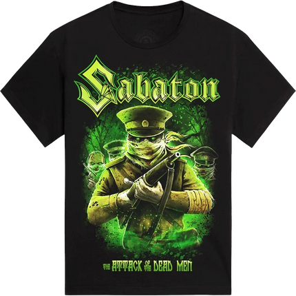 Sabaton Swiss Classic Band Print Women Men Short Sleeve Attack of The Dead Men T-shirt Casual Cotton Street Y2k Oversized Tees