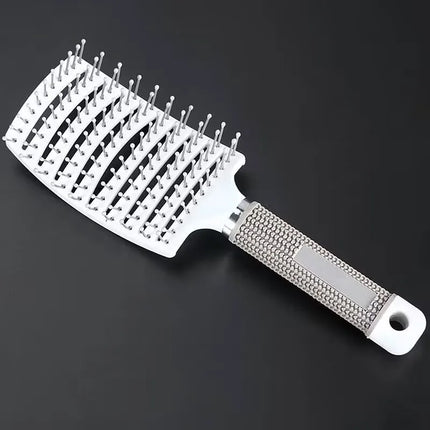 Hairbrush Scalp Massage Comb Nylon Women Magic Curly Hair Brush Salon Hairdressing Styling Tools Wholesale