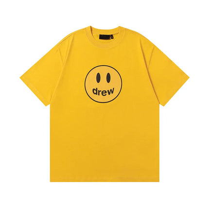 Drew House Print Short-Sleeve High-Street Casual Couple's Oversized T-Shirt