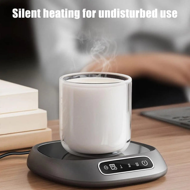 Cup Heater USB Coffee Mug Warmer Electric Milk Tea Cup Heating Coaster Cup Warmer For Home Office USB Voice Desk Cup Warmer