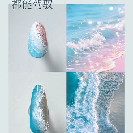 MR NAIL 10color Wave Gel Nail Halo dye Nail Art Bubble Hole Gel Rapid Smudging Special For Marble Wave Nail Art For Nail Salon
