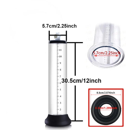 Male Penis Enlarger Vacuum Pump Penis Bigger Growth Enlargement Enhancer Adult Sex Toys For Men Lasting Trainer Erotic Products
