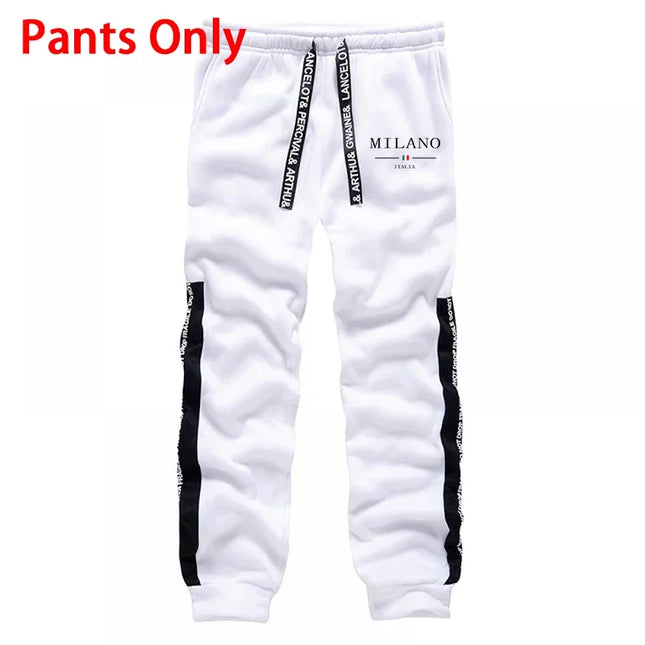 Men's Set/Hoodie/Pants Italy Trendy Hoodie Sportswear Outfit 2026 Autumn Daily Casual Fashion Hooded Sweatshirt and Jogger Pants