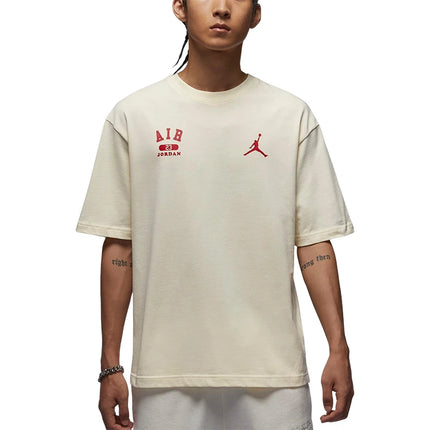 Nike Official JORDAN Men's Round Neck Breathable Loose Simple Short-sleeve T-shirt HQ1575-113