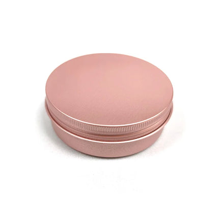 10/20/50/100pcs 5ml 10ml Matte Rose Gold Jar 30ml Cream Pink Aluminum Case 50ml 60ml Lip Balm Pot Cosmetic Container 150ml 4201