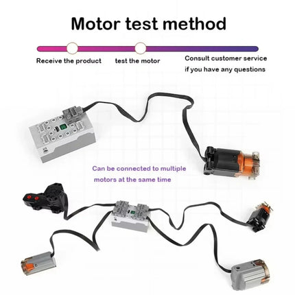 Mould King Technology Parts Power Motor M L XL Servo Motor 4.0 6.0 Remote Control for MOC Electric Building Blocks Modification