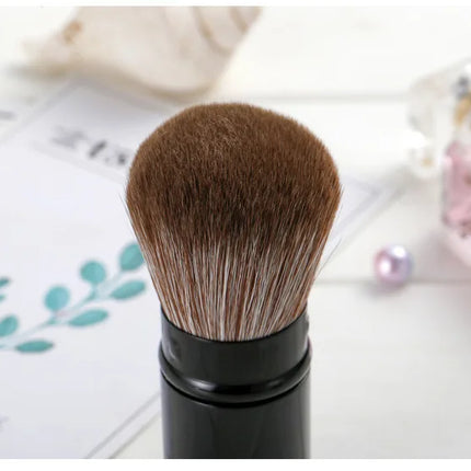1pcs makeup tools  Powder/Blush Brushes Retractable Single Soft Loose Powder Blush Brush Portable Beauty Cosmetic Tool