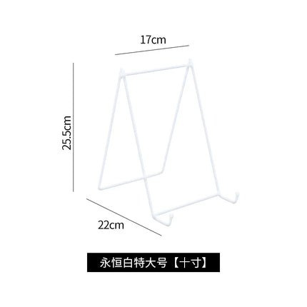 Iron Art Display Stands Storage Rack Metal Easel Stand For Photo Picture Frame Oil Painting Plate Book Organizer Shelf Holder
