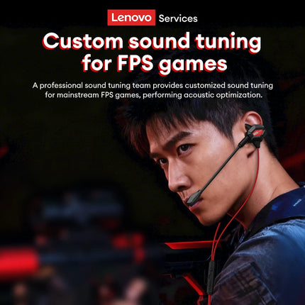 Lenovo New Y109 Gaming Headset with Microphone 3.5mm Type-C Wired Earphones HiFi Noise Isolating Earbuds for Phone PC Switch PS4