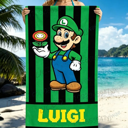 1 PC Mario Beach Towel Colorful Bath Towels For Girl Quick Dry Sand Free Beach Yoga Spa Gym Pool Beach Towel