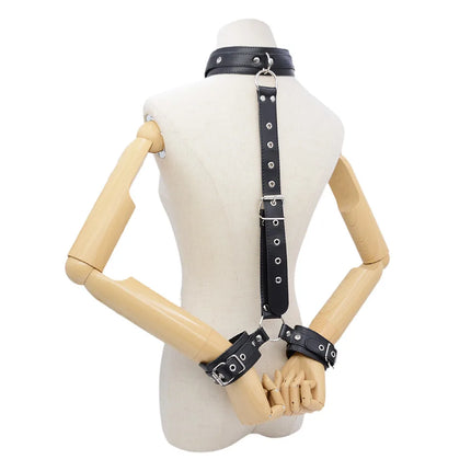 Sexy Handcuffs Collar Adult Games Fetish Flirting Bdsm Sex Bondage Rope Slave Sex Toys For Woman Couples Gay Erotic Accessories