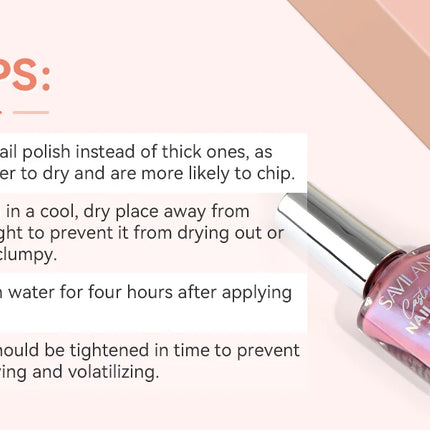 SAVILAND 12 Color Pastel Nail Polish Set Quick Dry Non Gel Formula with Castor Oil Base Top Glossy Coat for Manicure Art