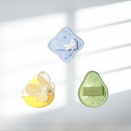 Artist Series Mini Finger Sponge Waterdrop Shape Peach Shape Hydrophilic Polyurethane Dry Sponge for Makeup Application