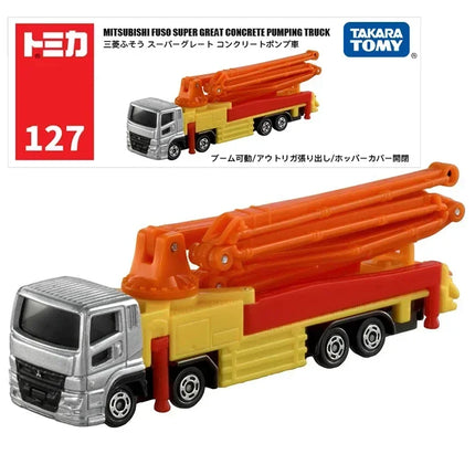 Takara Tomy Tomica Large Vehicle Series Diecast Extended Truck Bus and Business Engineering Transport Vehicle Alloy Die-casting
