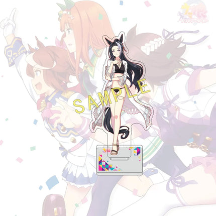 Anime Umamusume 15CM Acrylic Standee Character Special Kitasan Cute Model Decorative Desk Item Gift for Fans Keychain