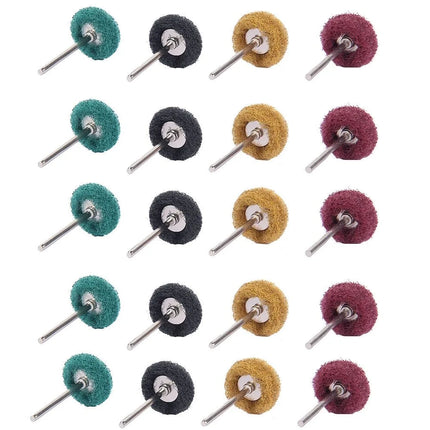 200/100/50PCS Dental Polishing Brush Double Layer Polish Wheel Teeth Polisher Rubber Nylon Alumina Odontologia Rotating Tool