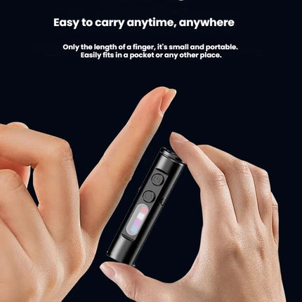 Portable Strong Light Mini LED Flashlight Magnetic Keychain Lamp Waterproof Cap Clip Lamp Type-C Charging for Hiking Camping