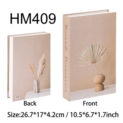 Morandi Decorative Book Open Luxury Fake Book Storage Box Home Decor Matisse Boho Bauhaus Coffee Table Shelf Interior Decoration
