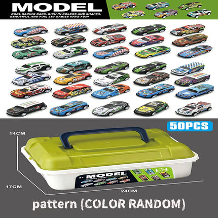 Xmas Set Kids Alloy Pull Back Car Toys Mini City Cartoon Inertia Racing Car Model Diecast Vehicle For Boys Girls Birthday Gift