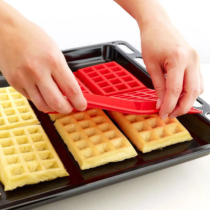 Silicone World Square Round Waffle Silicone Molds Cake Mold DIY Waffle Bakeware Baking Mold Pancake Baking Tray Kitchen Tools