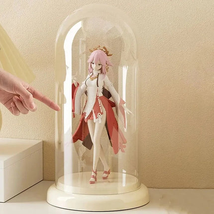 Display Rack Storage Box Collector With Transparent Single Doll Model Small Ornaments Hand Cabinet
