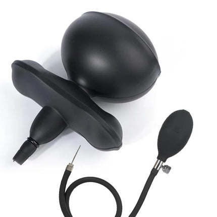 BDSM Inflatable Gag with Removable Pump,Silicone Tongue Depressor Mouth Gag Ball Slave,Bondage,Sex Toys for Couples,Adult Games