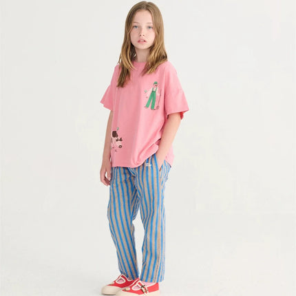 2026 Summer Brand Children Cartoon Printing T-shirt Kids Tops Girls Boys Tee Cotton Short Sleeve Baby T Shirts Basic Clothing