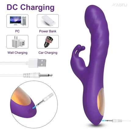 Rabbit Vibrator for Women Vagina Clit G-Spot Vibrator Clitoris Stimulator Female Masturbation Adult Goods Sex Toy for Women