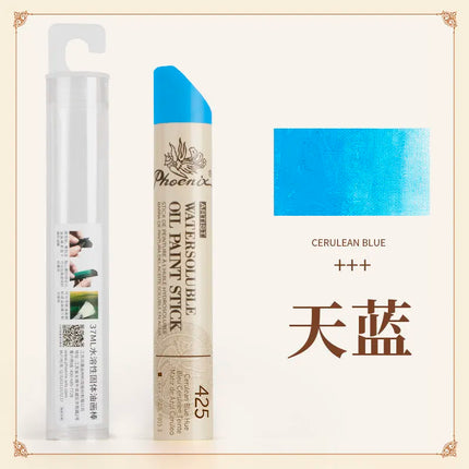 1pc Phoenix Extra Large Solid Oil Pastels Jumbo 37ML Water-Soluble,Portable for Sketch Graffiti, Art Supplies Oil Canvas Boards