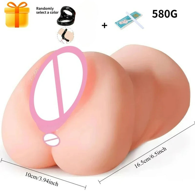 Realistic Adult Sex Toys Pussy Anal Masturbator Pocket Vagina Pocket Pussy Annual Plugin Safer Products Sex Toys Vagina for Men