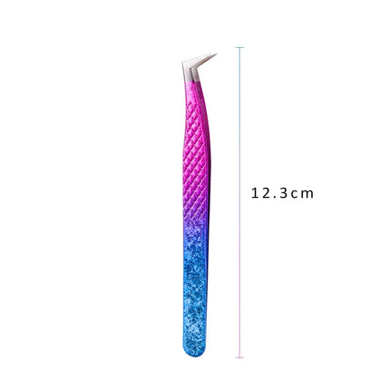 Tweezers Eyelash Extensions Clip Eyebrow Lash Extension Tweezers  Cosmetic Makeup Tools Professional Precision Eyelash Tweezers
