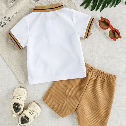 Baby Boy Clothes Set T-shirt+Shorts  Summer Clothing  Cute Cartoon Baby Boy Outfit Set Infant Toddler Tee Shirt Pants for 1-3Y