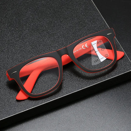 New Progressive Multifocal Reading Glasses Far and Near Dual-purpose Presbyopia Glasses High-definition Anti Blue Light Glasses