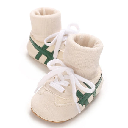 Spring and Autumn New Baby Shoes for Boys and Girls 0-1 Year Old Baby Shoes Socks Integrated Warm Sports Walking Shoes