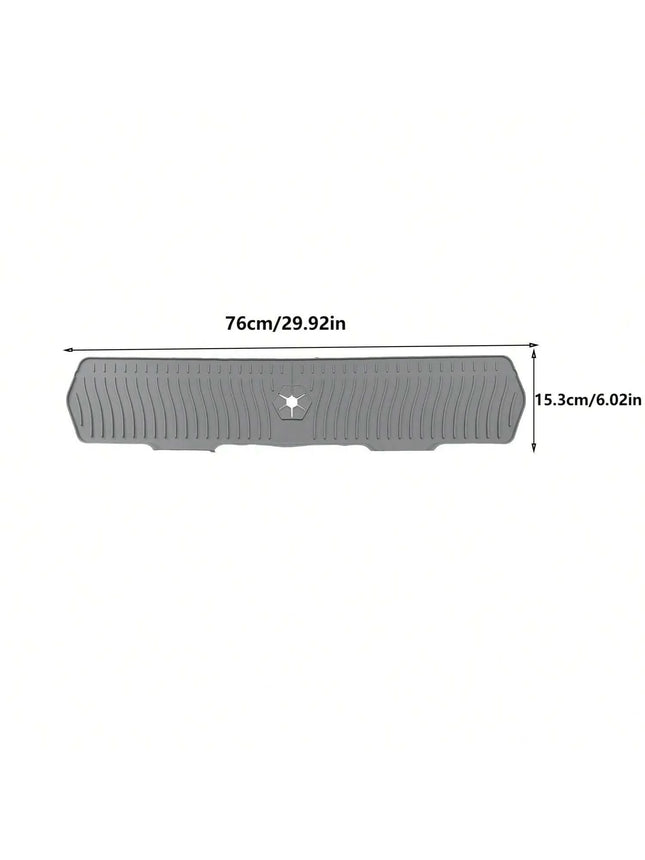 30/24 Inch Silicone Faucet Mat Sink Splash Guard Large Size Faucet Drain Drying Pad Countertop Protector for Bathroom Kitchen