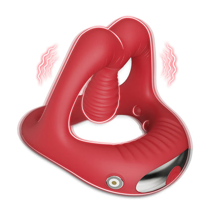 Vibrating Cock Ring Flexible Bulb Sex Toy for Clitoris Testicles Stimulation 9 Vibration Penis Ring Vibrator Sex Toys for Couple