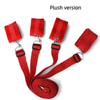 red with plush
